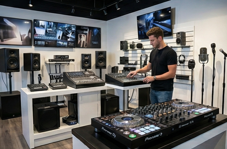 Loja de Equipamentos de Som