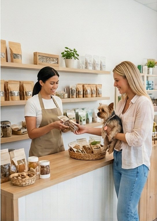 Loja de Produtos Naturais Pet