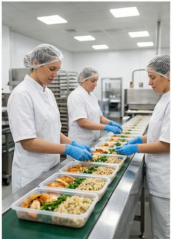 Cozinha de Marmitas Funcionais Congeladas