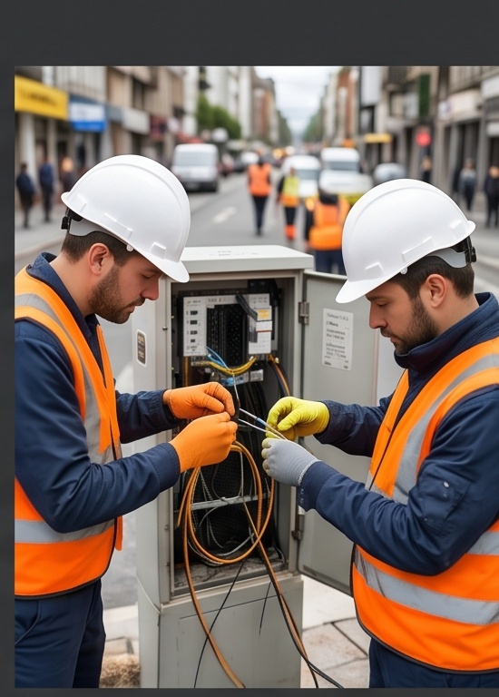 Instalação de Fibra Óptica
